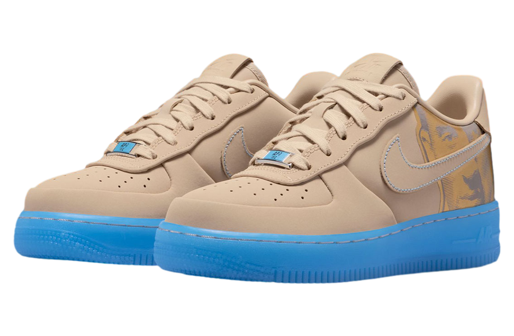 Kobe Bryant x Nike Air Force 1 Low Linen / University Blue - Image 2