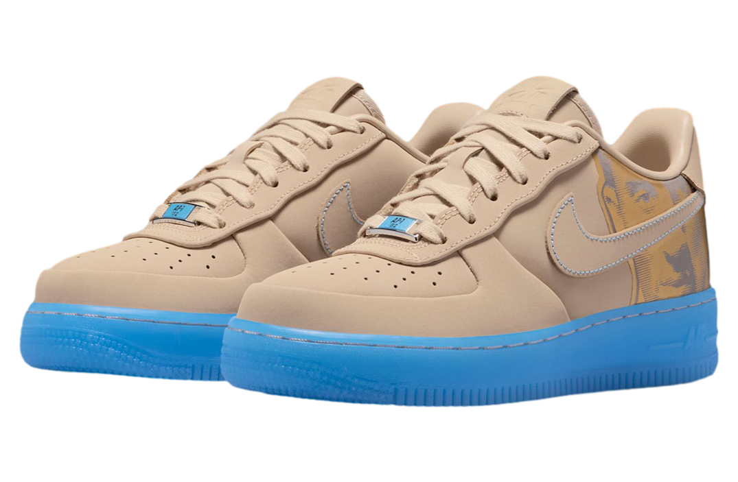 Kobe Bryant x Nike Air Force 1 Low Linen / University Blue - Image 2