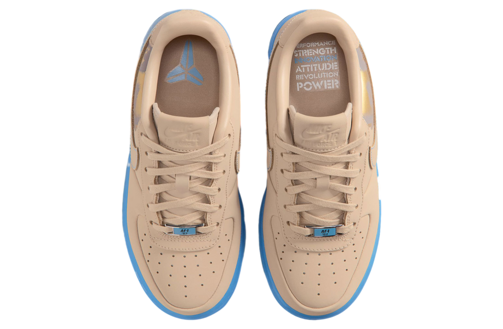 Kobe Bryant x Nike Air Force 1 Low Linen / University Blue - Image 4