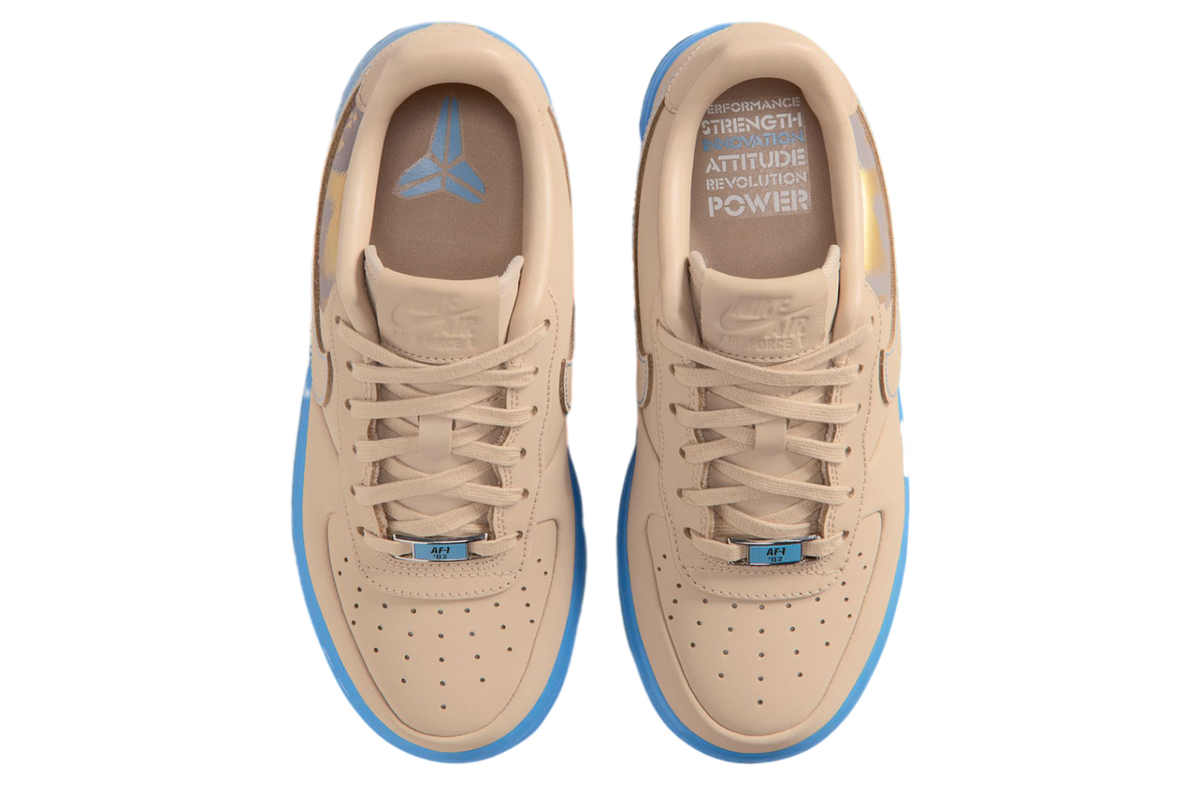 Kobe Bryant x Nike Air Force 1 Low Linen / University Blue - Image 4