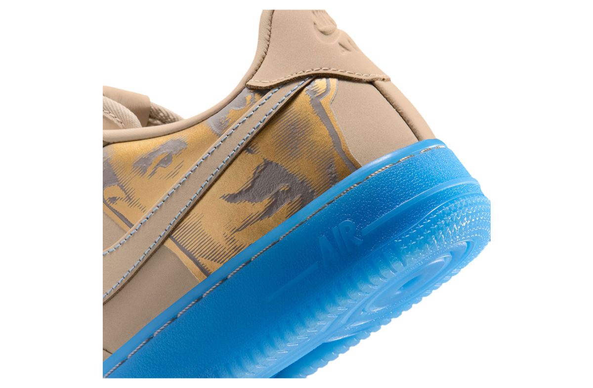 Kobe Bryant x Nike Air Force 1 Low Linen / University Blue - Image 7