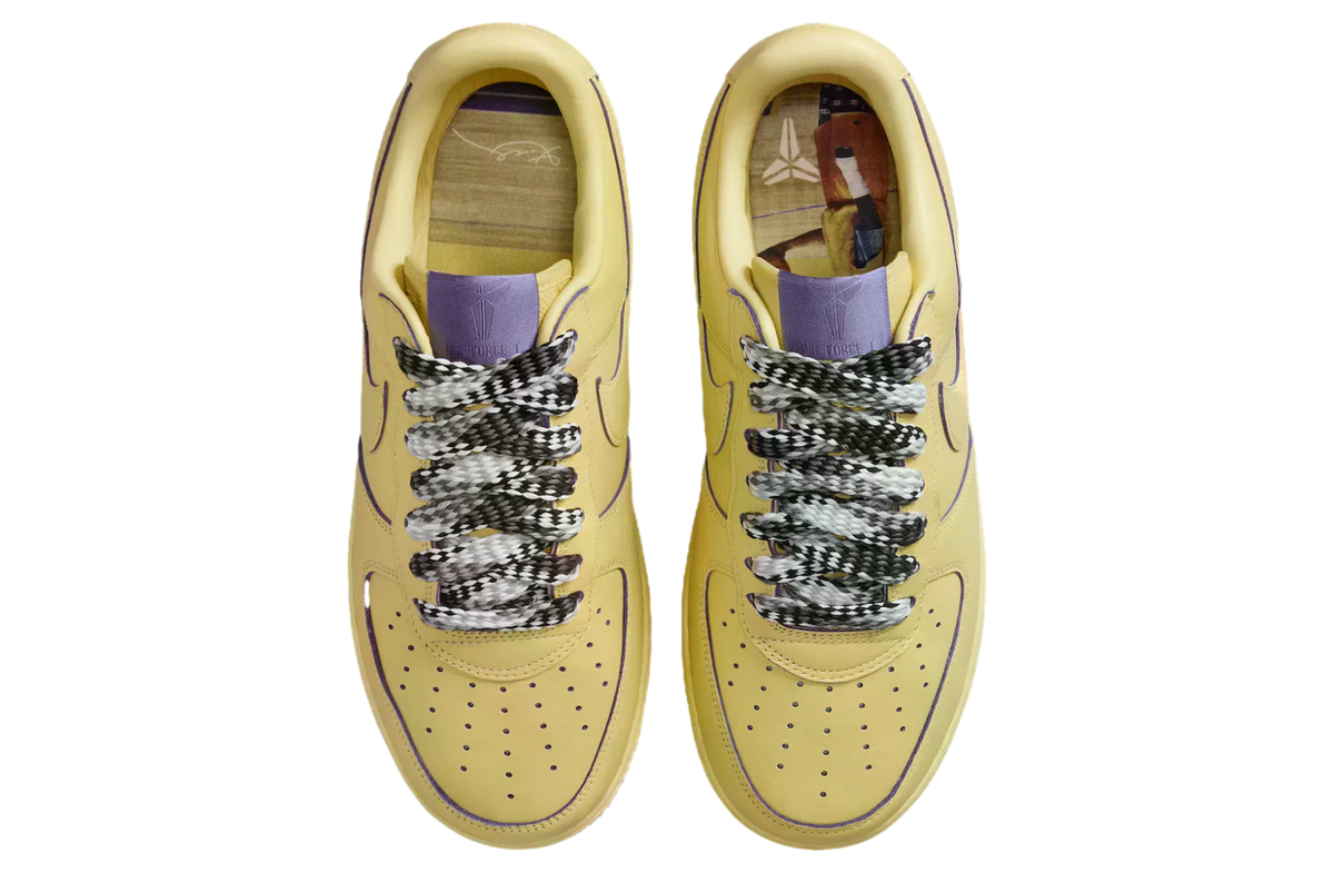 Kobe Bryant x Nike Air Force 1 Low Protro Soft Yellow - Image 4