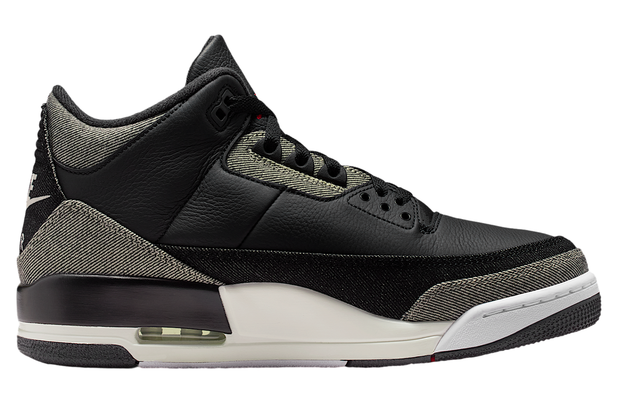 Levi’s x Air Jordan 3 Denim / Gym Red - Image 3