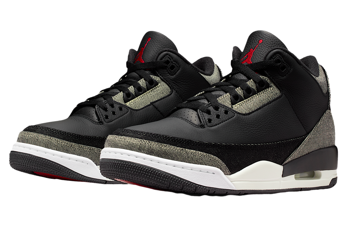 Levi’s x Air Jordan 3 Denim / Gym Red - Image 5