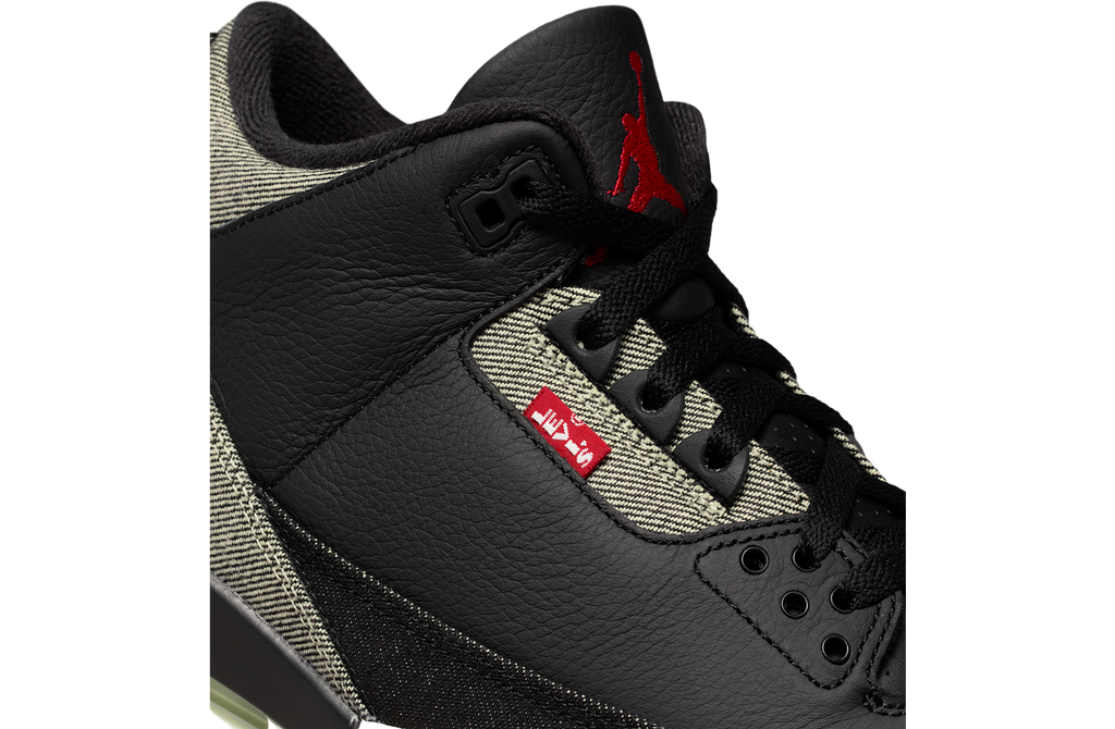 Levi’s x Air Jordan 3 Denim / Gym Red - Image 9