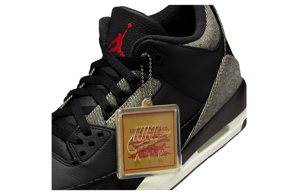 Levi’s x Air Jordan 3 Denim / Gym Red - Image 10