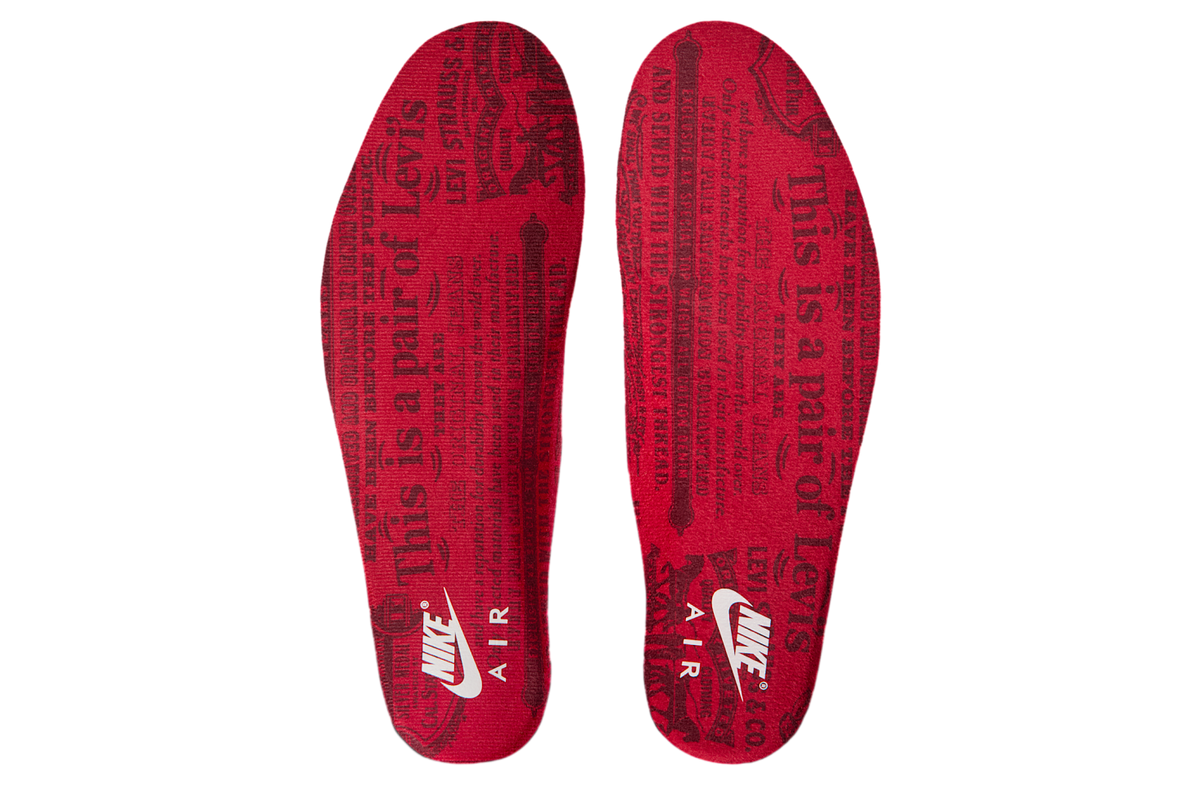 Levi’s x Air Jordan 3 Denim / Gym Red - Image 11