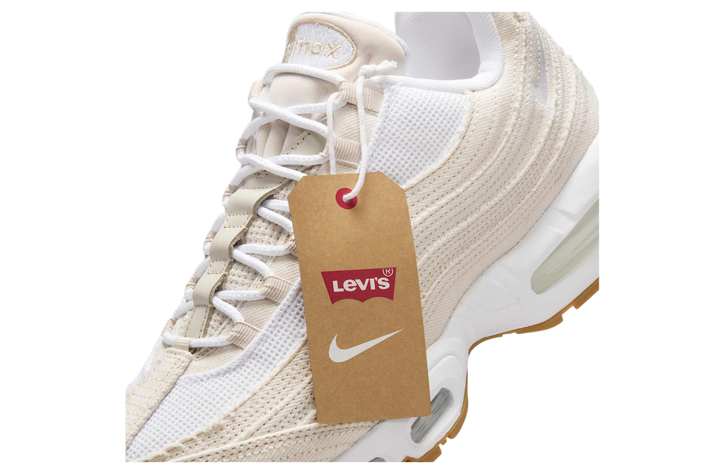 Levis x Nike Air Max 95 White / Ecru - Image 11