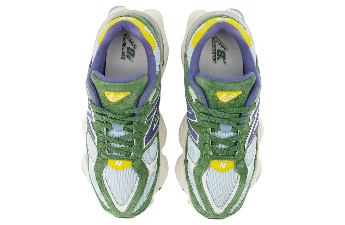 Mens New Balance 9060 Dark Alpine Green / Frosted Glass - Image 3