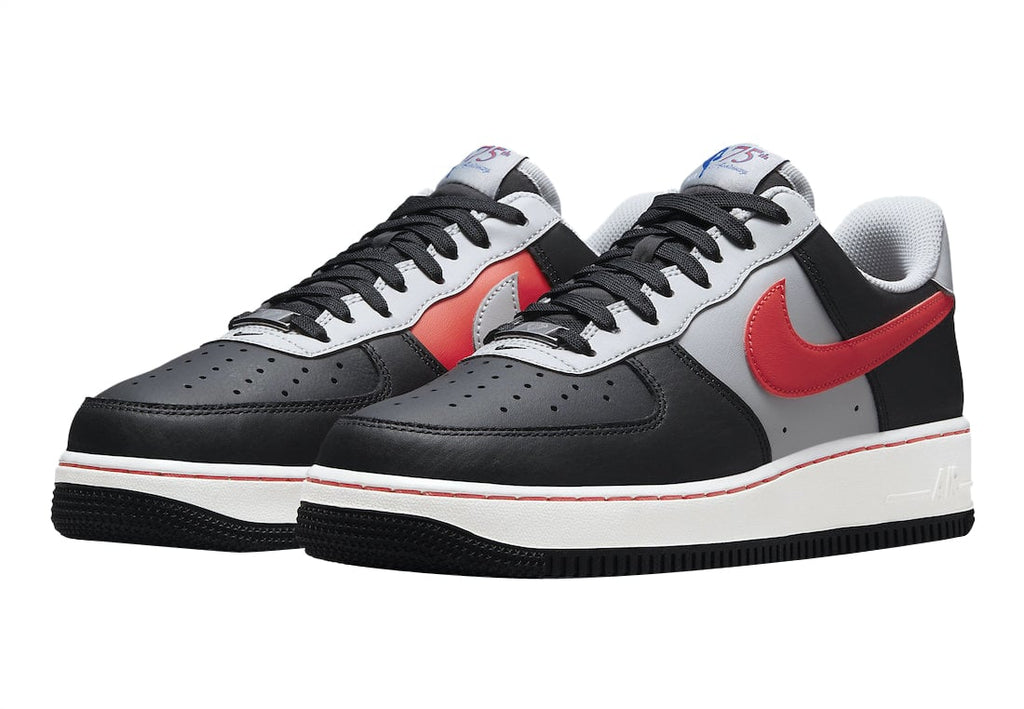 NBA x Nike Air Force 1 Low 75th Anniversary Black Grey - Image 2