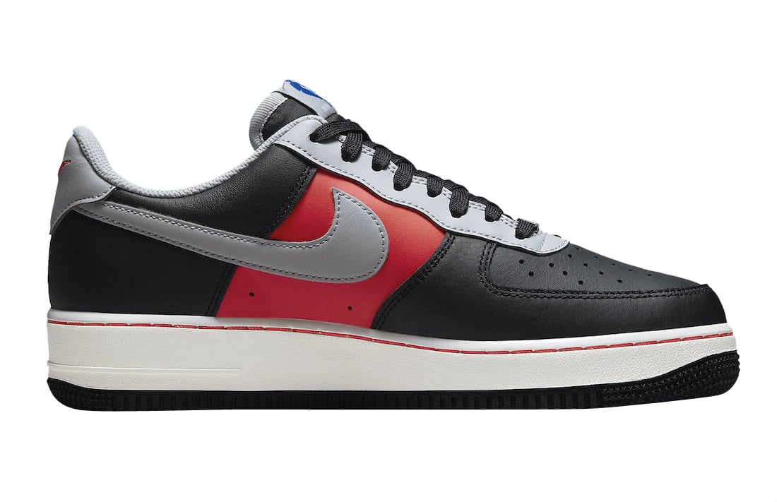 NBA x Nike Air Force 1 Low 75th Anniversary Black Grey - Image 3