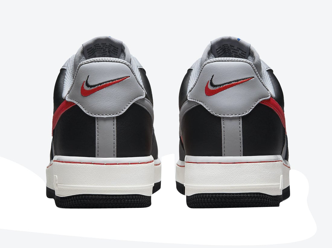 NBA x Nike Air Force 1 Low 75th Anniversary Black Grey - Image 5