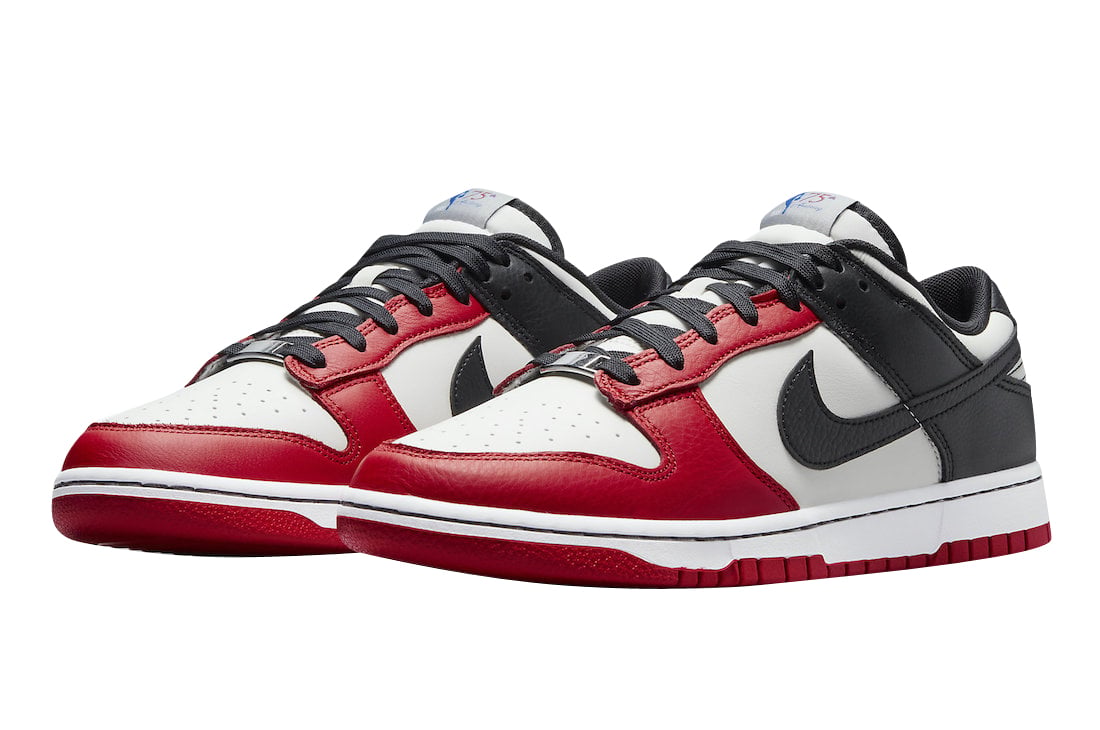 NBA x Nike Dunk Low EMB 75th Anniversary Chicago - Image 2