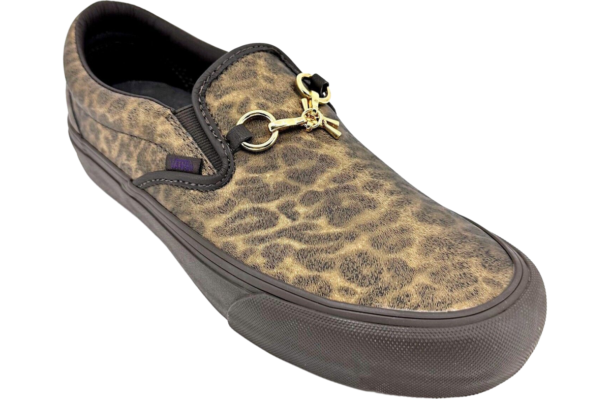 Needles x Vans Vault Classic Slip-On V Animal Print-Brown - Image 2