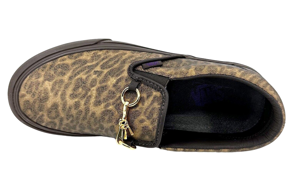 Needles x Vans Vault Classic Slip-On V Animal Print-Brown - Image 4