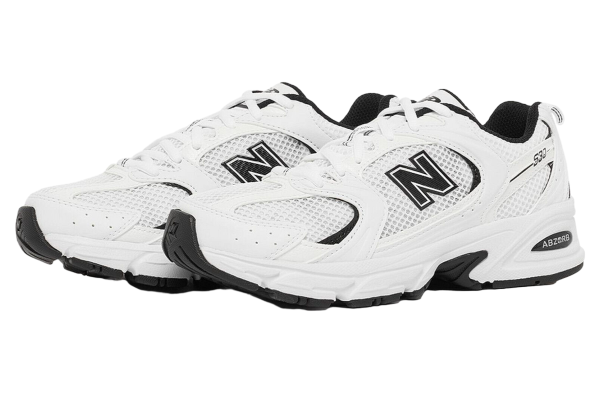New Balance 530 White Black - Image 2