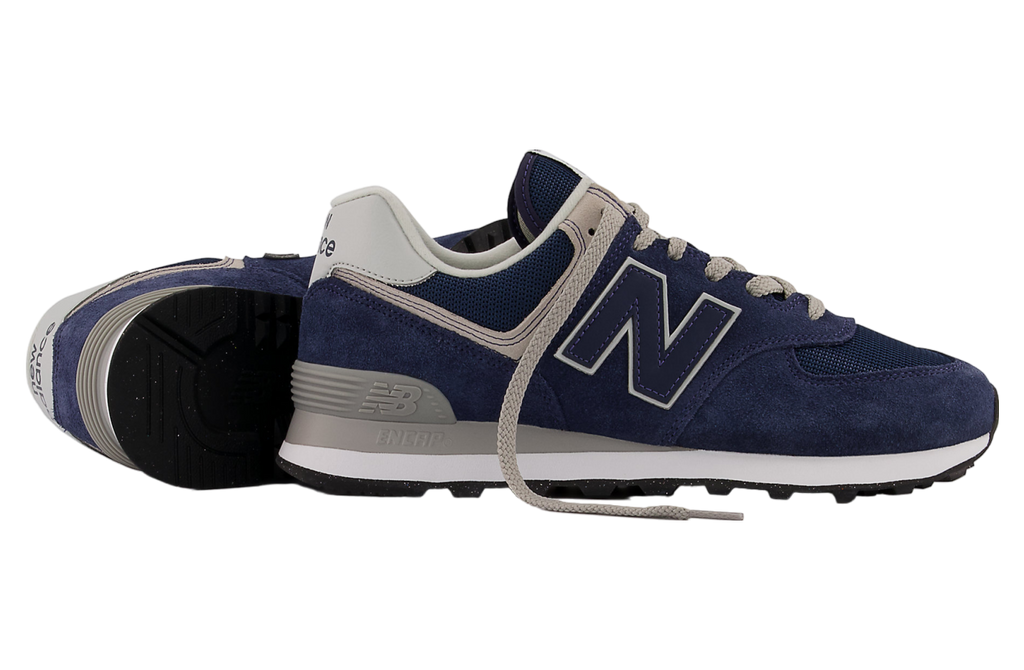 New Balance 574 Core Navy / White - Image 7