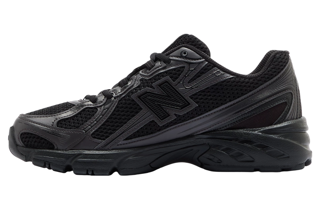New Balance 740 Black / Black Cement - Image 2