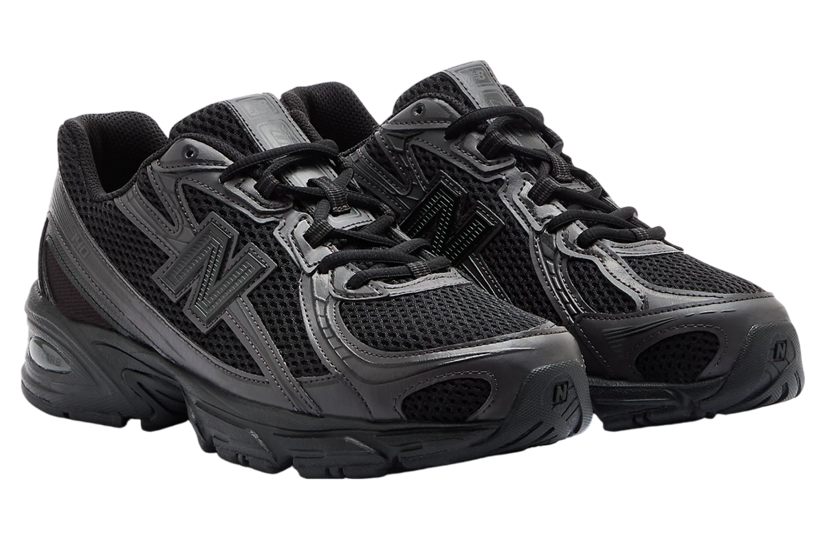 New Balance 740 Black / Black Cement - Image 4