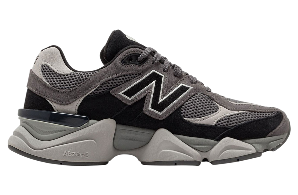 New Balance 9060 Black / Light Grey - Image 2