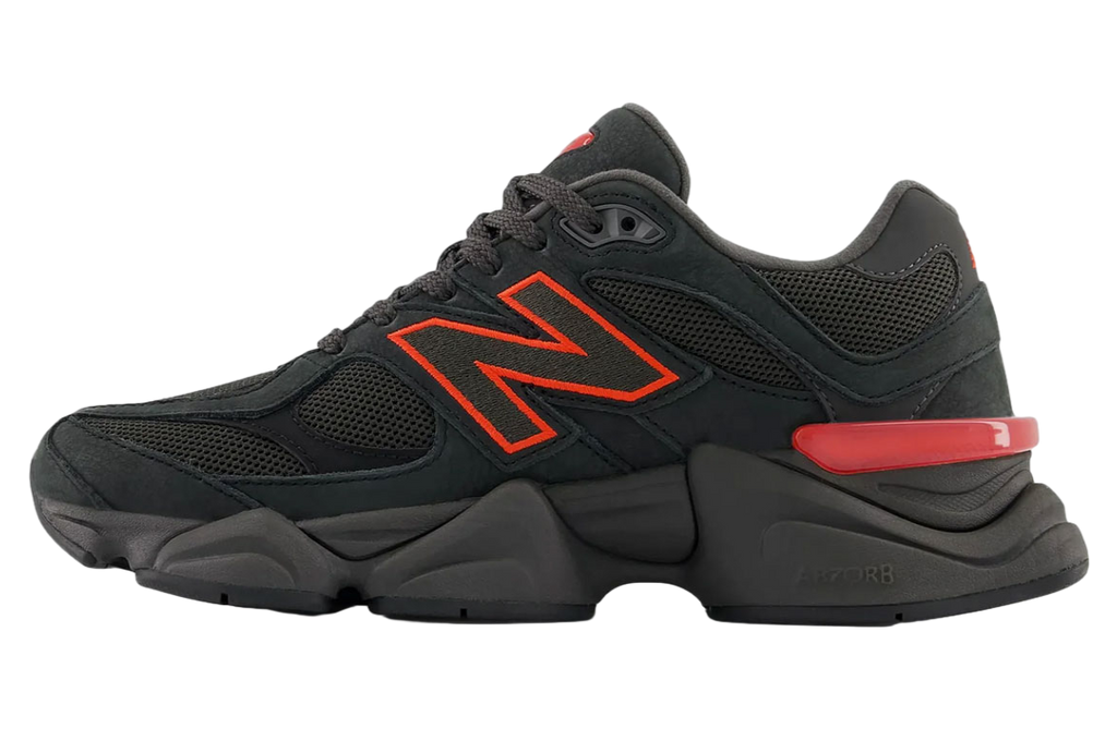New Balance 9060 Black / Red - Image 2