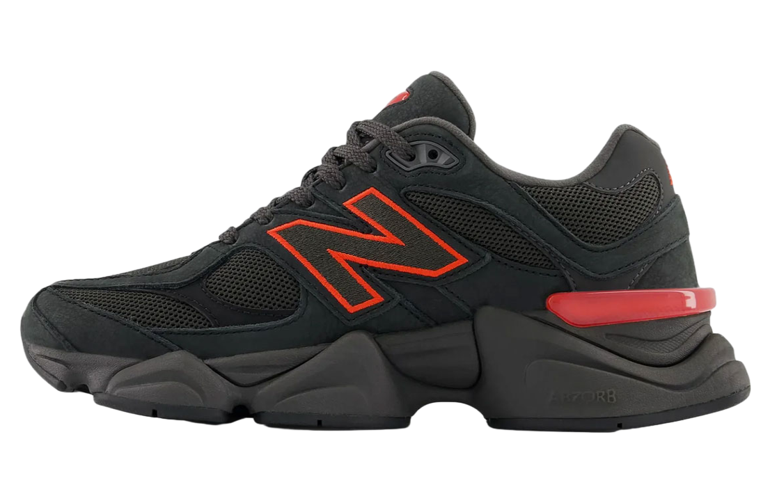 New Balance 9060 Black / Red - Image 2