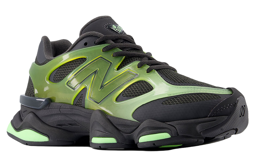 New Balance 9060 X Black / Green - Image 2