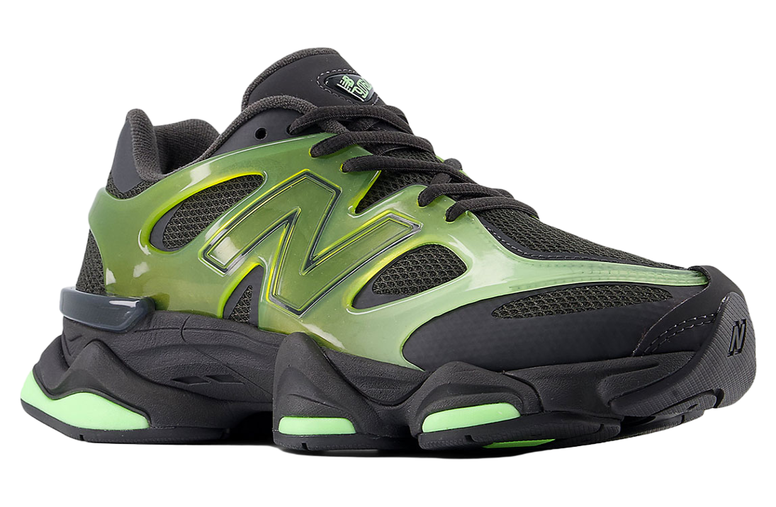 New Balance 9060 X Black / Green - Image 2