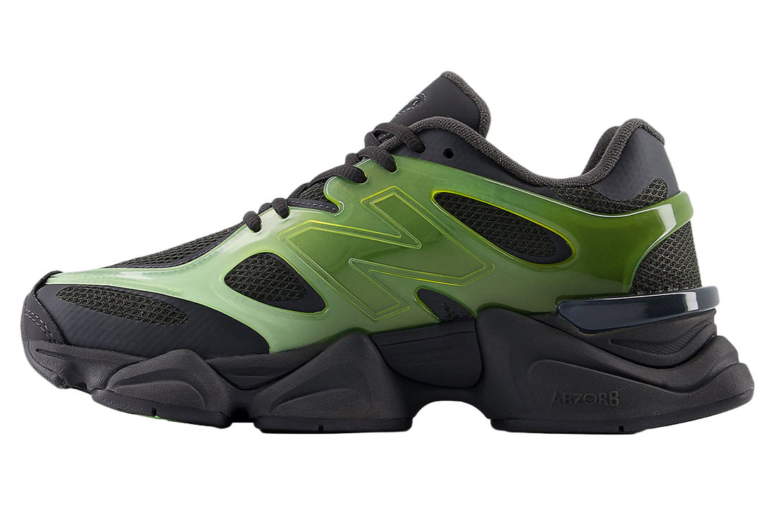 New Balance 9060 X Black / Green - Image 3