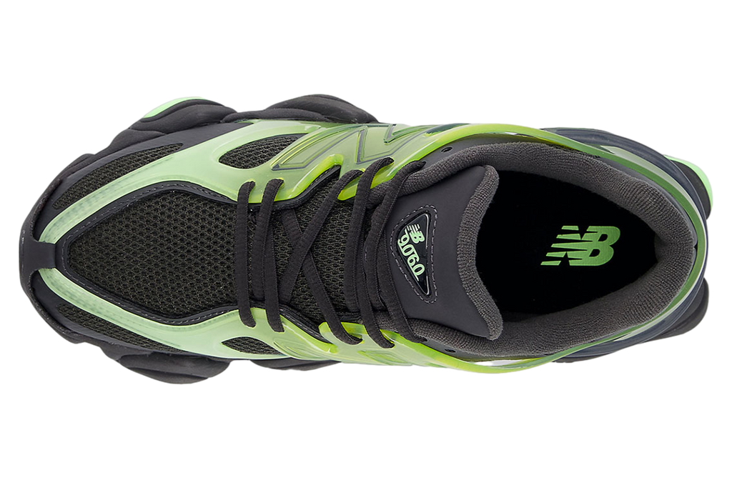 New Balance 9060 X Black / Green - Image 4
