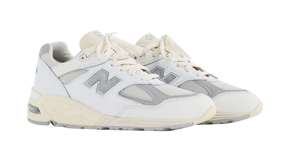 New Balance 990V2 Made in USA White - Image 2