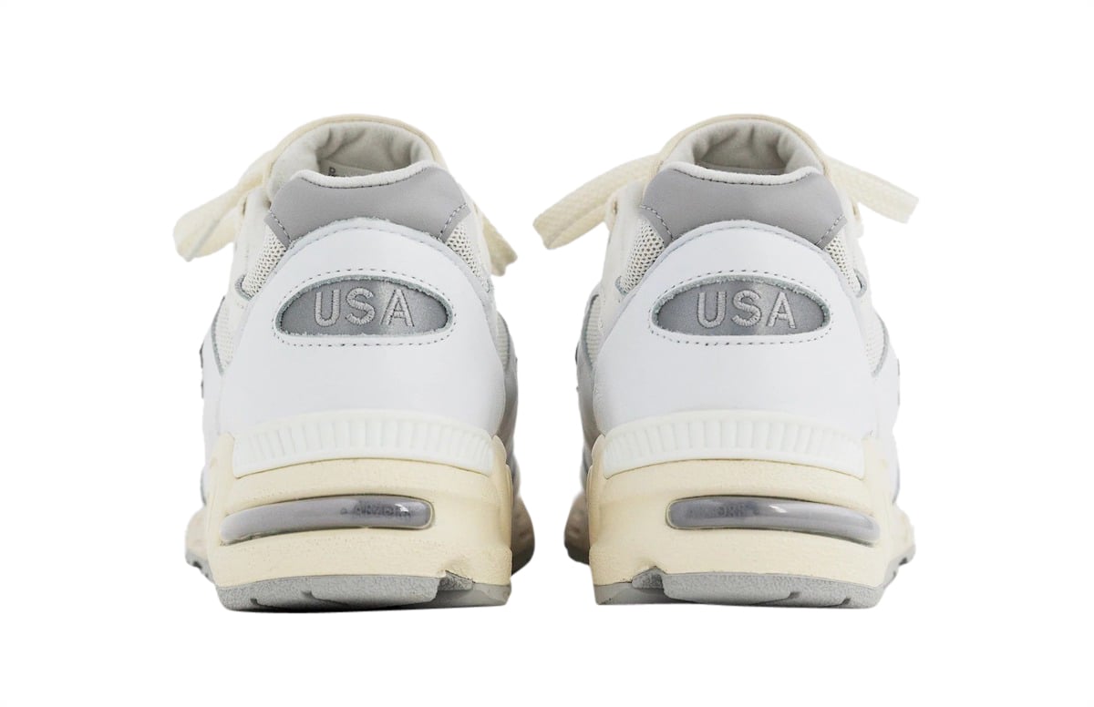New Balance 990V2 Made in USA White - Image 4