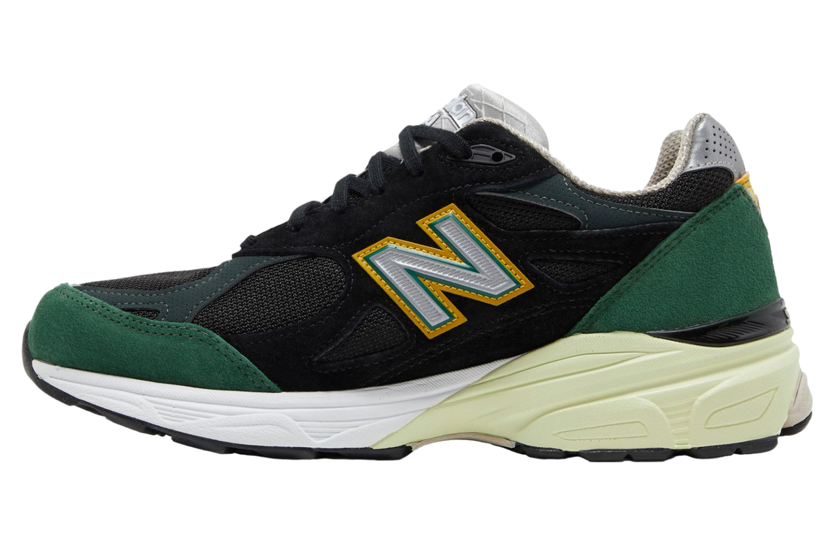 New Balance 990v3 Made In Usa Black Green - Image 2