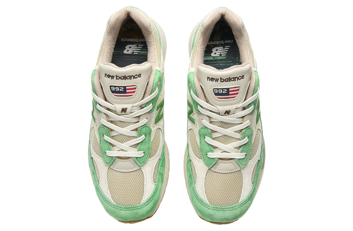 New Balance 992 Made In Usa Mint / Gum - Image 4