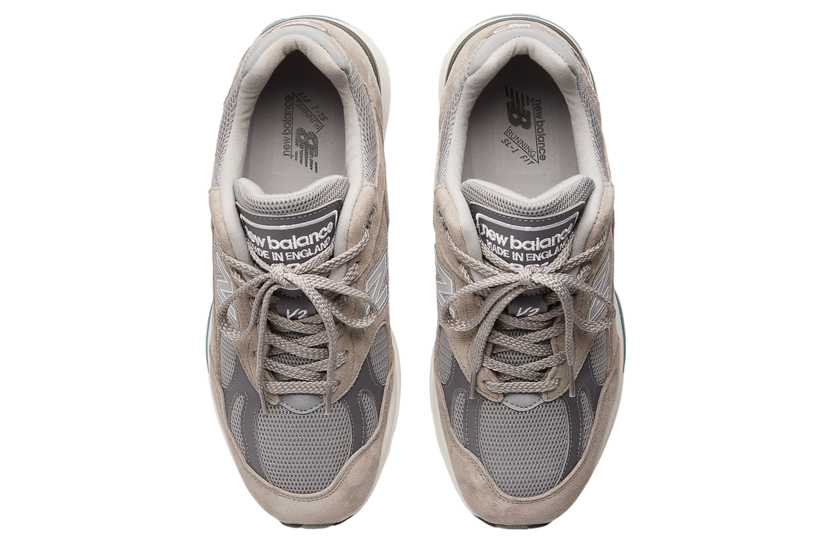 New Balance Made in UK 991v2 Dove / Alloy - Image 3