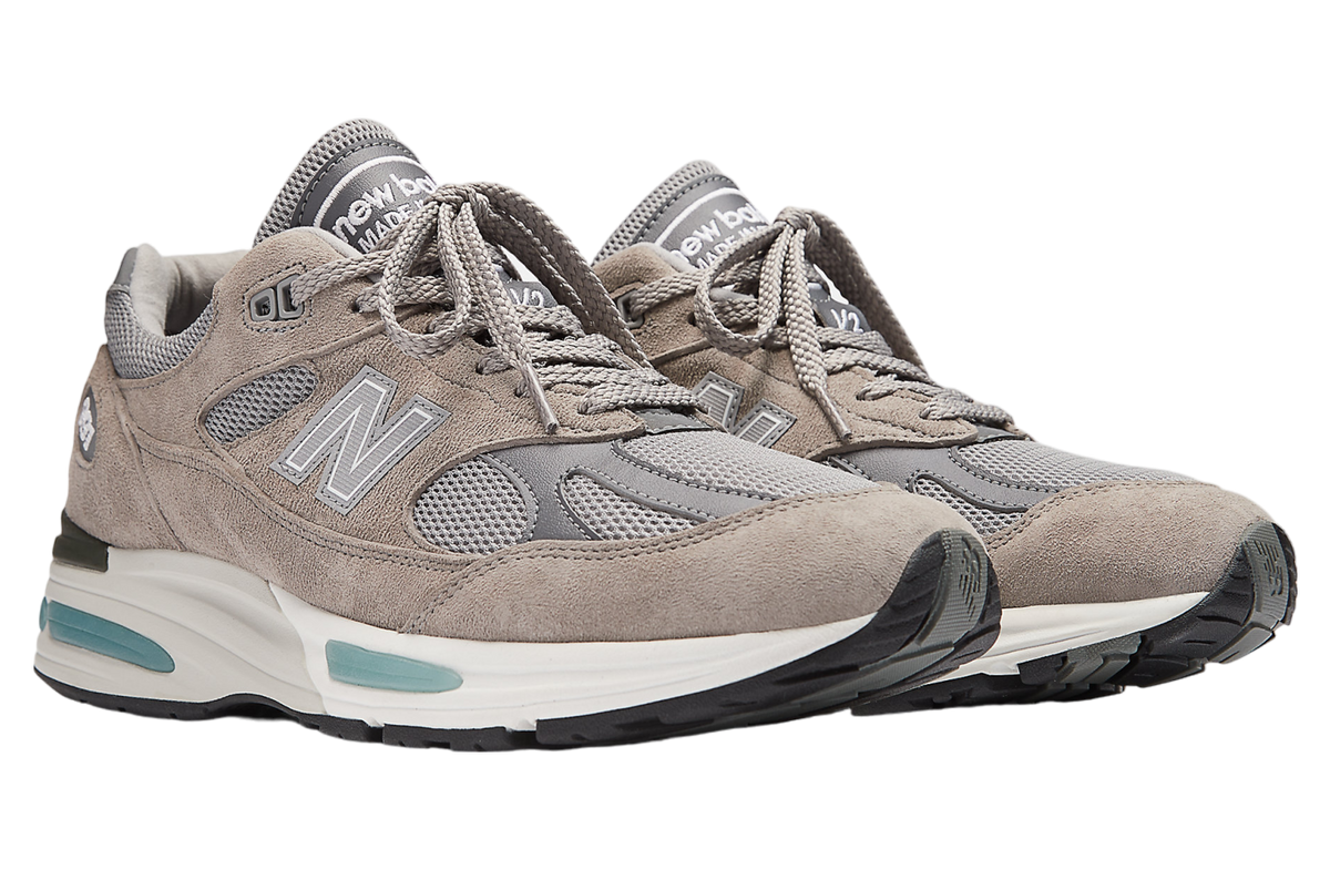 New Balance Made in UK 991v2 Dove / Alloy - Image 4
