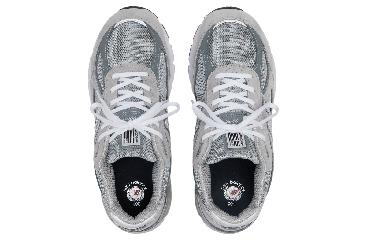 New Balance Made in Usa 990v4 Core Grey / Silver - Image 2