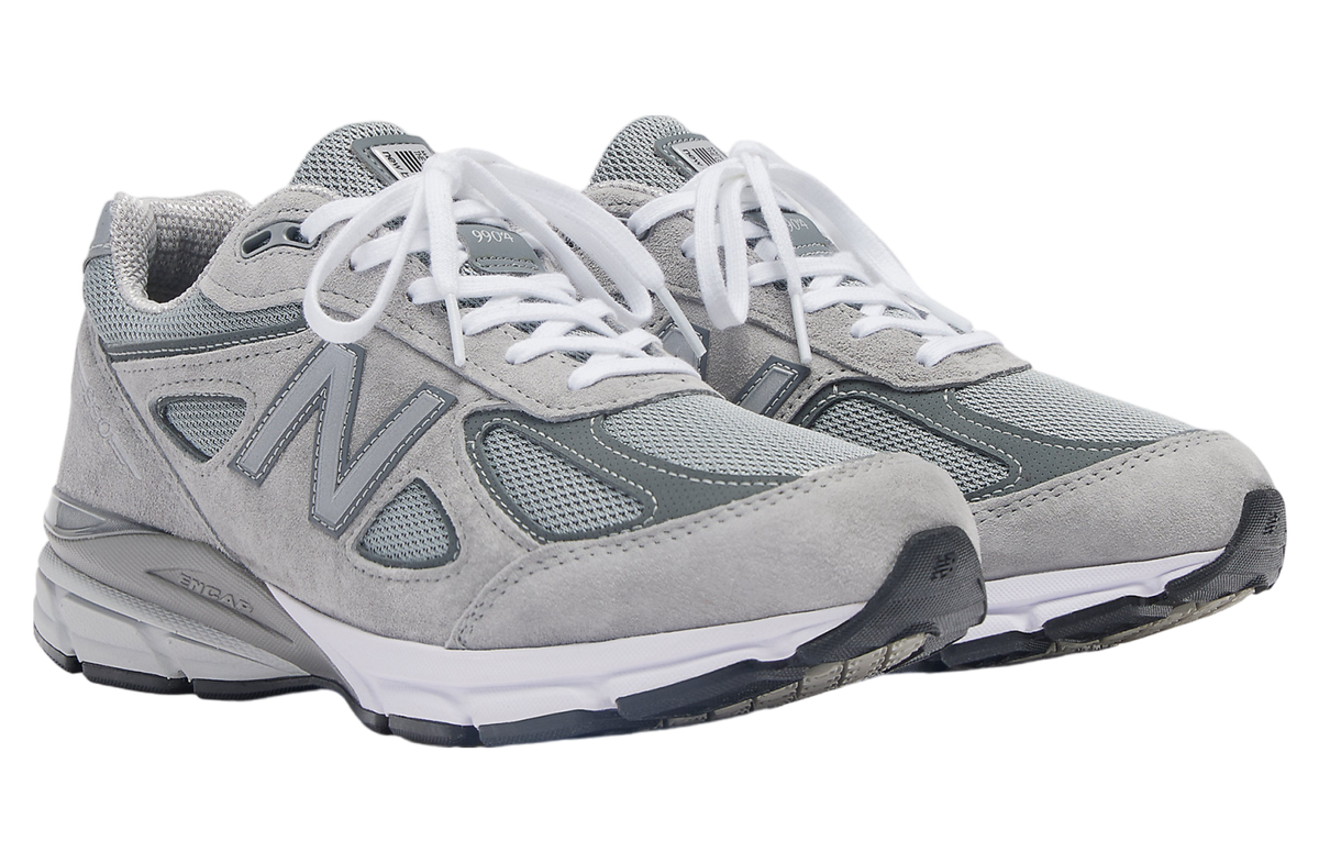 New Balance Made in Usa 990v4 Core Grey / Silver - Image 4