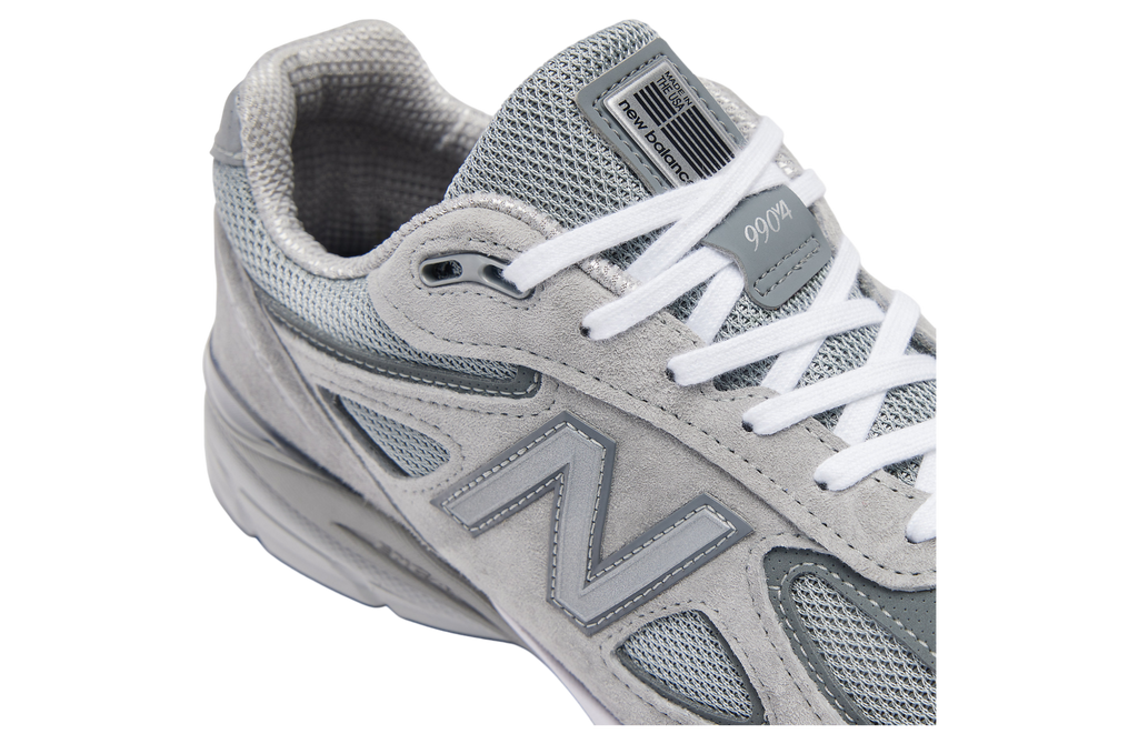 New Balance Made in Usa 990v4 Core Grey / Silver - Image 6
