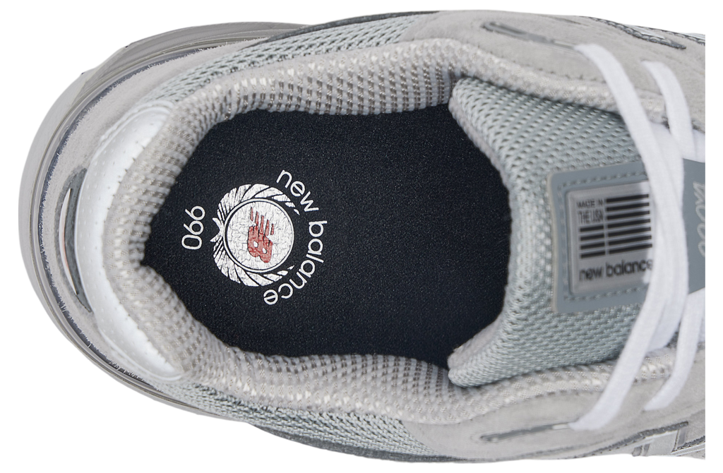 New Balance Made in Usa 990v4 Core Grey / Silver - Image 7