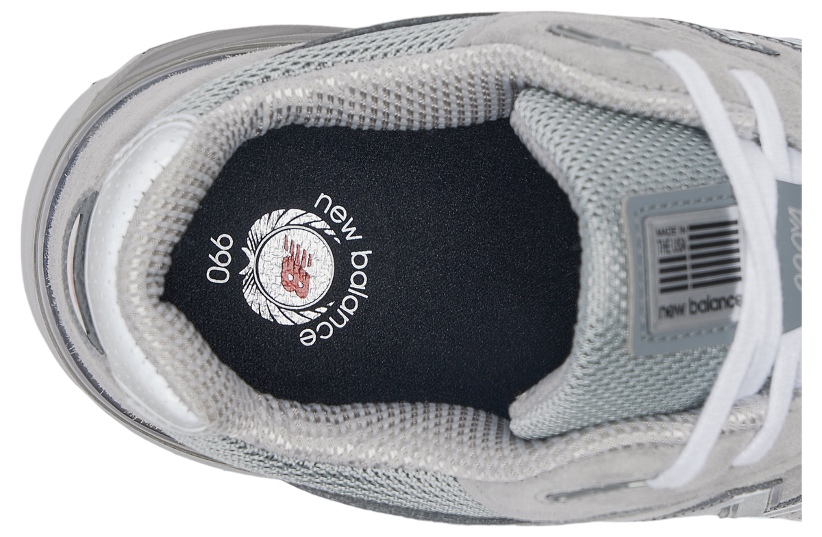 New Balance Made in Usa 990v4 Core Grey / Silver - Image 7