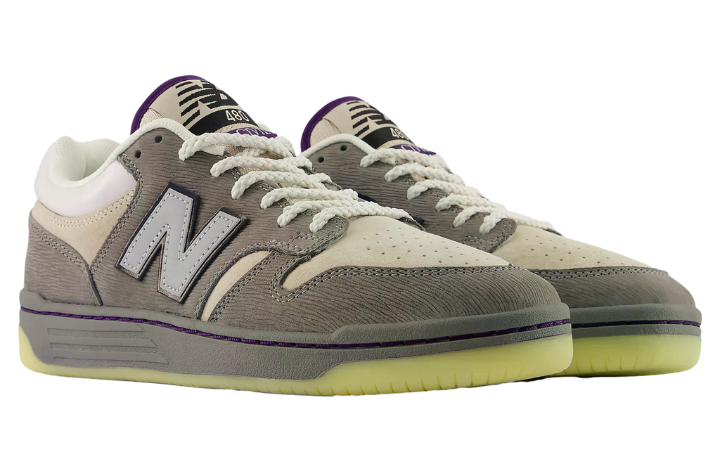New Balance Nb Numeric 480 X Civil Harbor Grey / Silver Lining - Image 4
