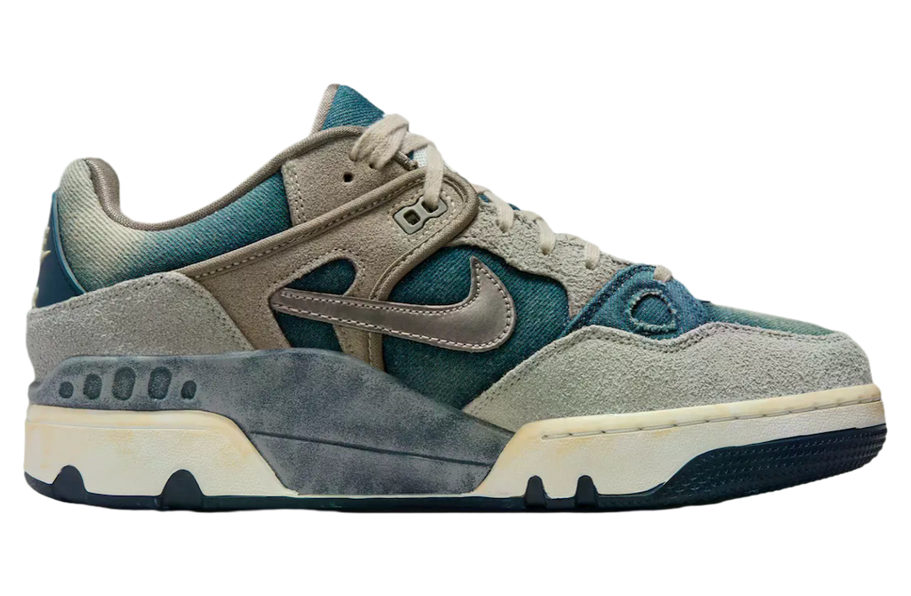 Nigo x Levis x Nike Air Force 3 Low Olive Grey / Summit White - Image 3