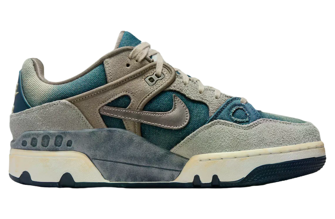 Nigo x Levis x Nike Air Force 3 Low Olive Grey / Summit White - Image 3