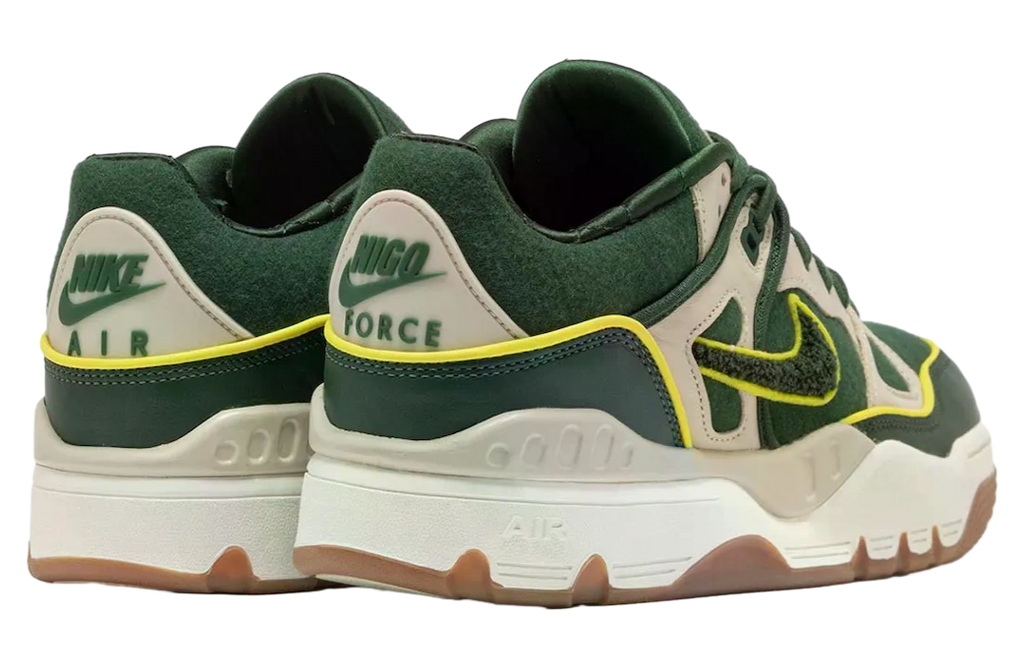 Nigo x Nike Air Force 3 Forest Green / Oatmeal - Image 4
