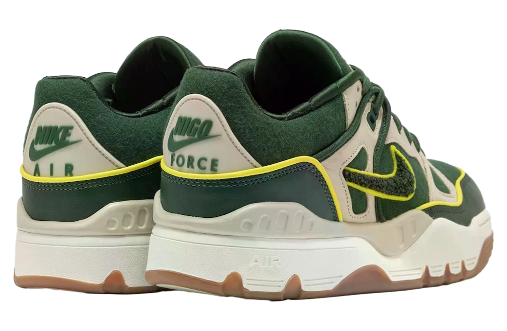 Nigo x Nike Air Force 3 Forest Green / Oatmeal - Image 4