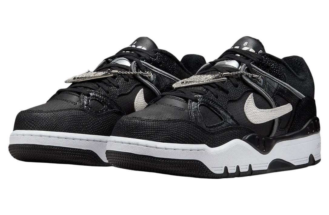 Nigo x Nike Air Force 3 Low Black / Smoke Grey - Image 2