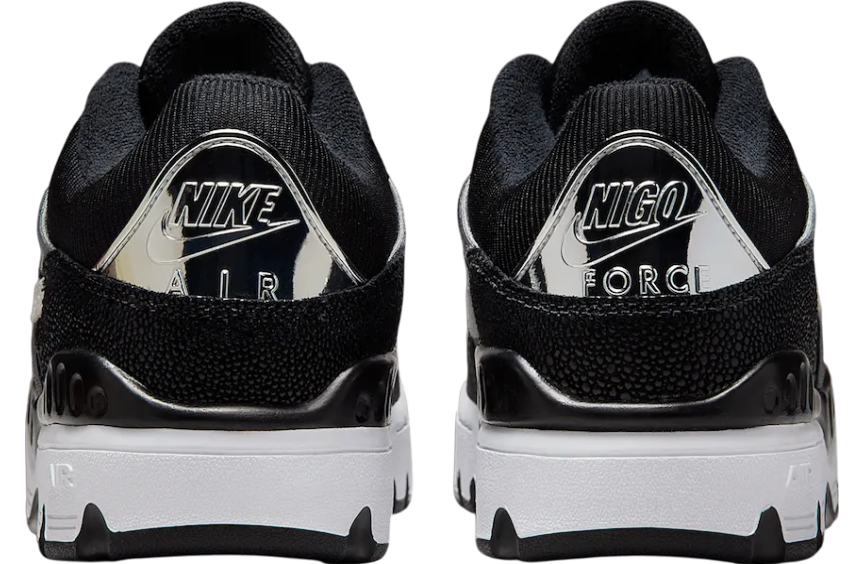 Nigo x Nike Air Force 3 Low Black / Smoke Grey - Image 5