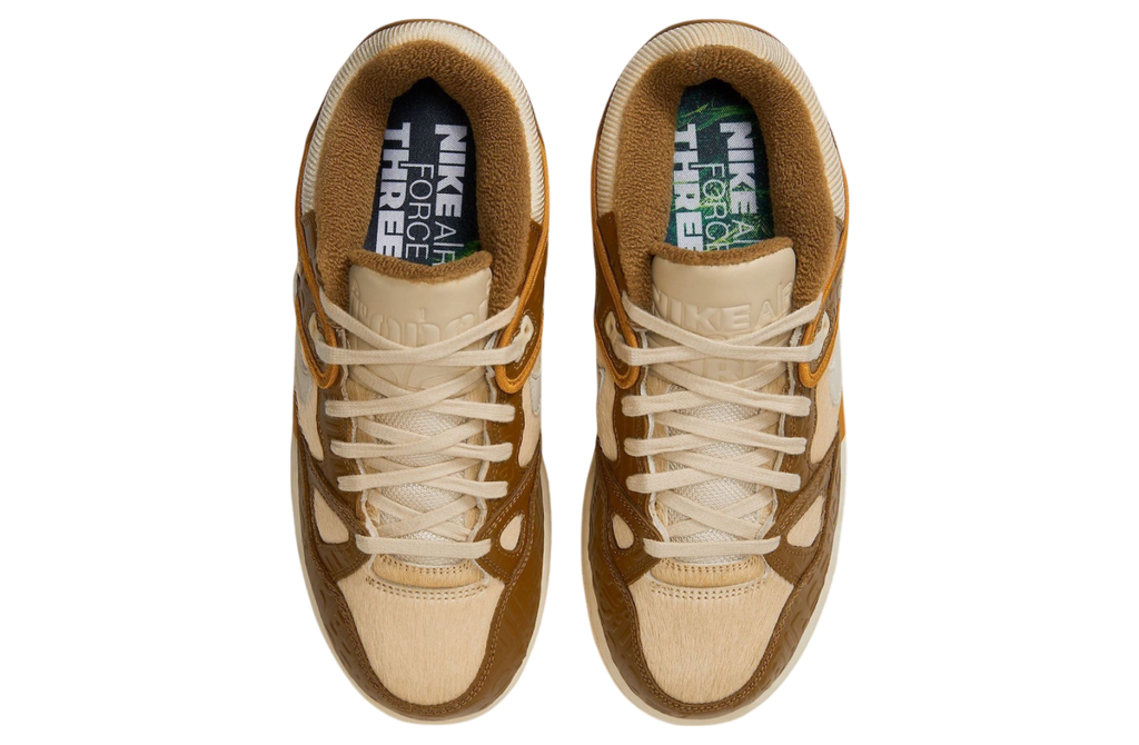 Nigo x Nike Air Force 3 Low Light British Tan / Fossil - Image 4