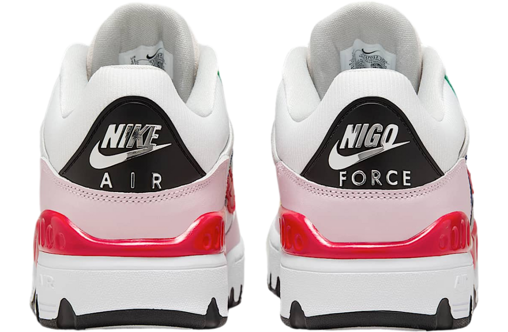 Nigo x Nike Air Force 3 Low White / University Red - Image 5